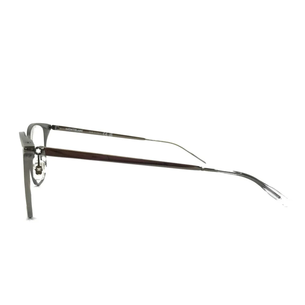Montblanc Eyeglasses Frames MB0232O 002 Gunmetal Gray Square Full Rim 51-21-145